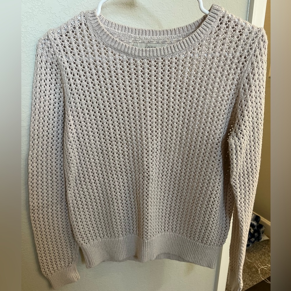 Loft cream sweater